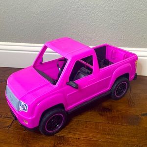 BARBIE - Pink Barbie truck 🛻💗🎀
